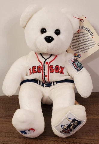 Boston Red Socks #45 Martinez - Teddy Bear Beanie  Plush Toy 8" 1999 Cover