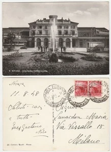 NOVARA - STAZIONE FERROVIARIA - VIAGG. 1948 -26671- - Foto 1 di 1