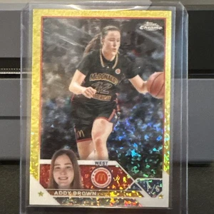 2023 Topps Chrome McDonald's All American - Addy Brown #40 Yellow... - Picture 1 of 2