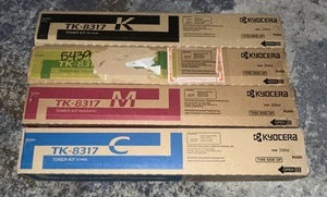Kyocera TK-8317 / Copystar TK-8319 OEM Toner Set, B/C/M/Y, TASKalfa 2550ci - Picture 1 of 3