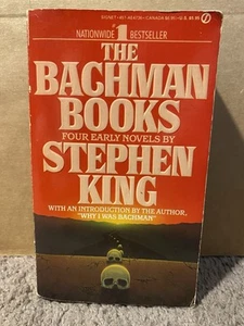 The Bachman Books Stephen King 1986 1st Signet Printing PaperBack Rage Long Walk - Picture 1 of 9