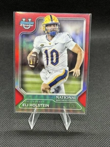 2025 TOPPS NATIONAL BOWMAN CHROME U #FB-15 ELI HOLSTEIN 1/5 - Picture 1 of 3