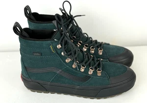 M9 W10.5 - VANS SK8 HI Waterproof Insulated Shoe - Scarab Green/Black - 507698 - Bild 1 von 8