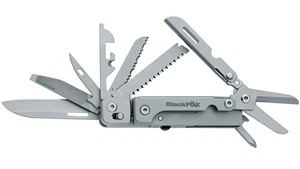 Pinza Multiuso Solver Black Fox Campeggio Alpinismo Tempo Libero BF-207 - Imagen 1 de 6