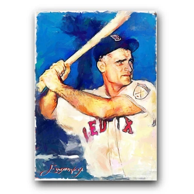Bobby Doerr #4 Art Card Limited 22/50 Edward Vela Signed (Boston Red Sox) - Image 1 of 2