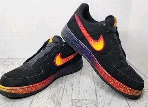 Nike Air Force 1 Low Black Asteroid Athletic Running Shoes 488298-078 Men 8.5 - Picture 1 of 13