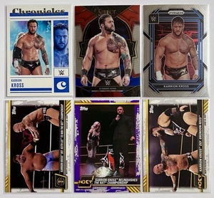 Karrion Kross Lot 2021 Topps NXT #63 Purple Parallel 2023 Select WWE Red Blue - Bild 1 von 5