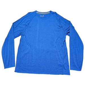 Smartwool Merino 150 Base Layer Shirt Men's Size XL Wool Crew Neck Blue - Picture 1 of 9