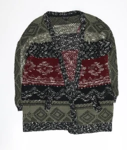 Topshop Women's Multicoloured Open Front Cardigan, Size 8, Winter - Picture 1 of 12