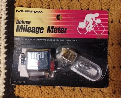 Vintage Murray Deluxe Mileage Meter Fits 26" or 27" Bikes New old stock k-mart - Image 1 of 2