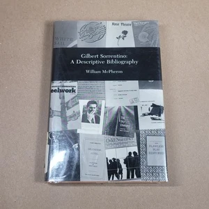 GILBERT SORTENTINO: A DESCRIPTIVE BIBLIOGRAPHY By William Mcpheron - Hardcover - Picture 1 of 13