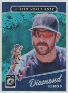 Justin Verlander 2017 Donruss Optic Diamond Kings Aqua Prizm /299 #10 Detroit - Picture 1 of 2