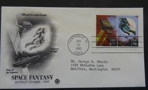 US Envelope, First Day Issue, 29¢ Space Fantasy, Cities of the Explorers (4098) - Picture 1 of 4