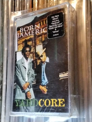 Born Jamericans CASSETTE Yardcore 1997 USA HYPE STICKER SEALED DANCEHALL REGGAE - Image 1 of 4