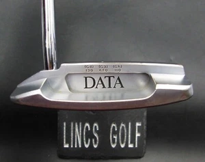 PRGR CM-5 DATA Putter 86.5cm Playing Length Steel Shaft DATA Grip - Picture 1 of 11