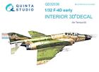 1/32 Quinta Studio 3D Interior Decal #32036 F-4D Phantom II Early for Tamiya