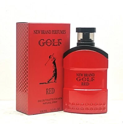 GOLF RED BY NUEVOS PERFUMES DE MARCA 3,3 FL. OZ 100 ML EAU DE TOILETTE SPRAY PARA HOMBRES Foto 1 de 2