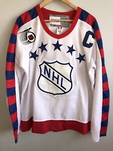 Mario Lemieux NHL Vintage ice Hockey All Star Game 75 Anniversary #66 Size 52 