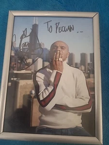 Foto firmada por Goldie de 7 pulgadas x 6 pulgadas. Marco personalizado para declan en muy buen estado - Imagen 1 de 6