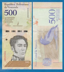 Venezuela 500 Bolivares Soberanos P 108, 2018 UNC - Picture 1 of 1