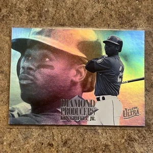 1996 Fleer Ultra DIAMOND PRODUCERS #3 Ken Griffey Jr HOF RARE HOLOFOIL INSERT - Bild 1 von 6