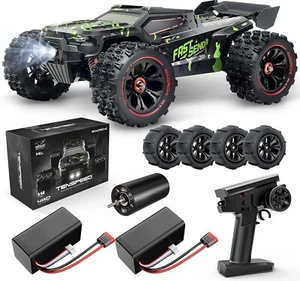 1/14 Brushless RC Cars for Adults Fast 50+ mph, RC Trucks 4x4 Offroad - Picture 1 of 7