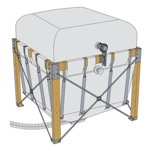 Fröling Pelletsilo Pellets-Variosilo 2,90 x 2,30 Inhalt 4,5 - 6,8 t Pelletbox - Bild 1 von 1