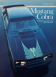 1979 Preview Test 1980 Ford Mustang Cobra Turbo Four 5 Seiten Bilder Specs, Info - Bild 1 von 5