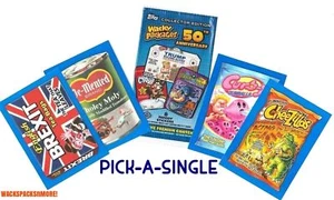 2017 Wacky Packages 50th Anniversary "COMPLETE YOUR SET" Blue Sticker -PICK ONE- - Picture 1 of 86