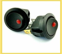 Powered Rocker Light Switch With 3 Feet 2 Files Led Lamps For Home Accessory New