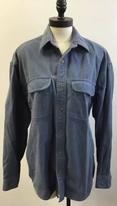 Mens EMS size MD Long Sleeve Light Blue Cotton Shirt - Picture 1 of 2