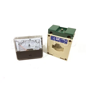 US Stock Analog Panel AMP Current Meter Gauge DH670 100A AC Current Transformer - Picture 1 of 3