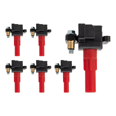 Катушки зажигания UF287 упаковка 6 шт подходит для SUBARU B9 TRIBECA 2006-2007/LEGACY 2008-2009 - Изображение 1 из 4