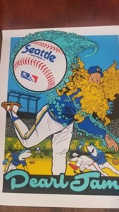 Pearl Jam Seattle 2018 tour poster Ames Bros 