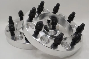2 Pcs of 1.5” 8x200 MM 2005+ Ford Dually Rear Wheel Hub Centric Wheel Adapters - Picture 1 of 7