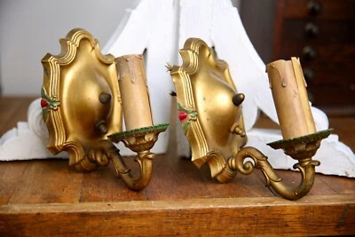 Винтажный латунный настенный бра свеча палочка светильники ар-деко лампы светильники декоративные - Изображение 1 из 4