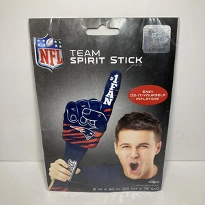 NFL New England Patriots Inflatable Team Spirit Stick 8” x 30” Do It Yourself - Picture 1 of 4
