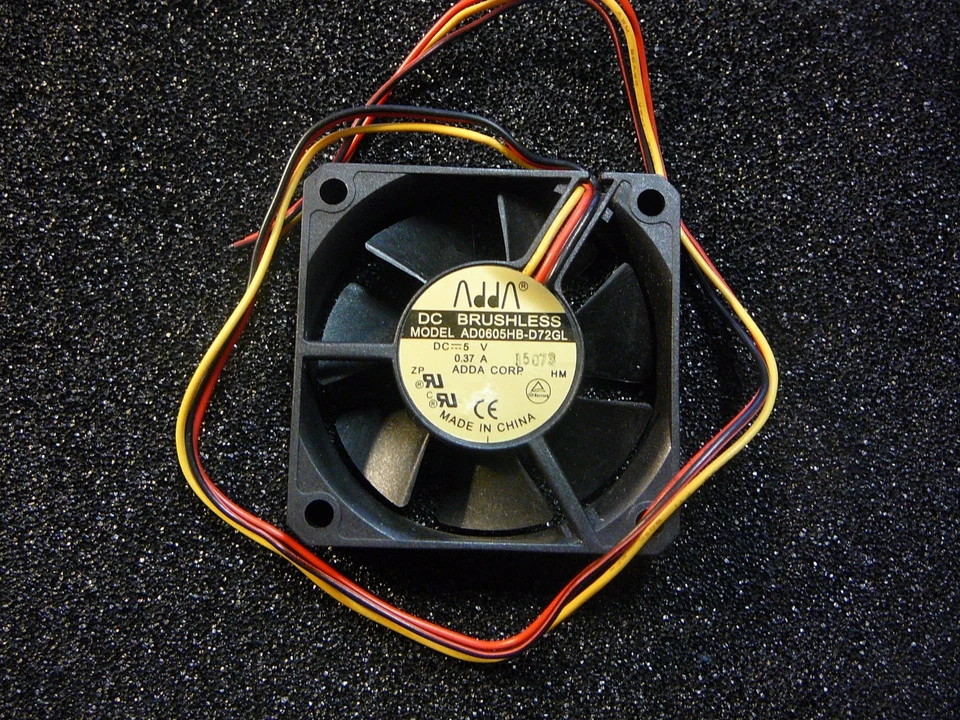 ADDA AD0605HB-D72GL DC Brushless Fan .37A 5V 60X60X15mm  **NEW**  - Image 1 of 1