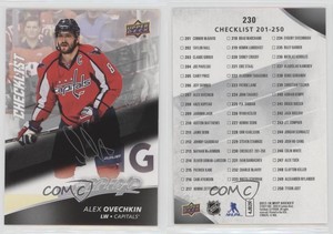 2017-18 Upper Deck MVP High Series Silver Script Alex Ovechkin Alexander #230