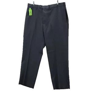 Haggar E-Clo Dress Pants Men's 38x29 Stretch Expandable Waist Classic Flat Front - Picture 1 of 11