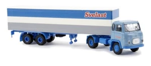 Brekina 85157 - 1/87 Scania LB 76 Box Semi-Trailer - Svelast - New - Picture 1 of 1
