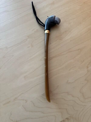 Baldinini Raro Caparazón de Tortuga Zapato Cuerno 12" Cabeza de Pájaro Hecho en Italia Foto 1 de 4