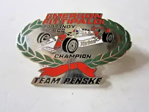 Indianapolis 500 1993 Emerson Fitipaldi Champion Marlboro Team Penske Racing Pin - Picture 1 of 2