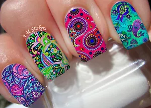 Turkish Cucumber Nail Art Stickers Transfers Decals Set of 22 - A1357 - Bild 1 von 2