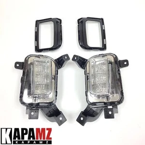Juego de luces antiniebla LED para parachoques para GMC Terrain 2016-17 bisel DRL ámbar juego de señal - Imagen 1 de 11