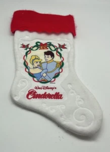 80er Vintage Weihnachtsstrumpf Walt Disney (Aschenputtel) Filz Prinz bezaubernd - Bild 1 von 4
