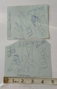 PORTSMOUTH 1983/5 ? HAND SIGNED PAGES X 14 PLAYERS AND COA - OFFERS ACCEPTED . - Picture 1 of 3