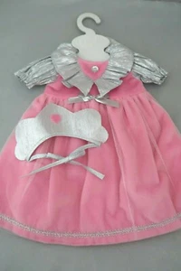 Corolle Doll Outfit for large baby doll Pink & Silver - Picture 1 of 1