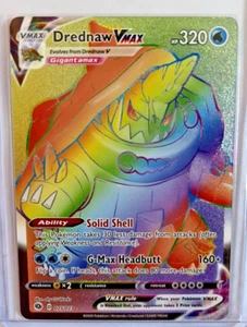 Pokemon Card - Drednaw VMAX Champion's Path 75/73 Secret Rare SWSH Rainbow Holo - Picture 1 of 2