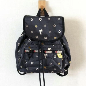 LeSportsac×PEANUT Snoopy mini backpack all pattern navy blue kawaii - Picture 1 of 8
